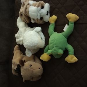Beanie babies with tush tags but no hang tags in Mint condition